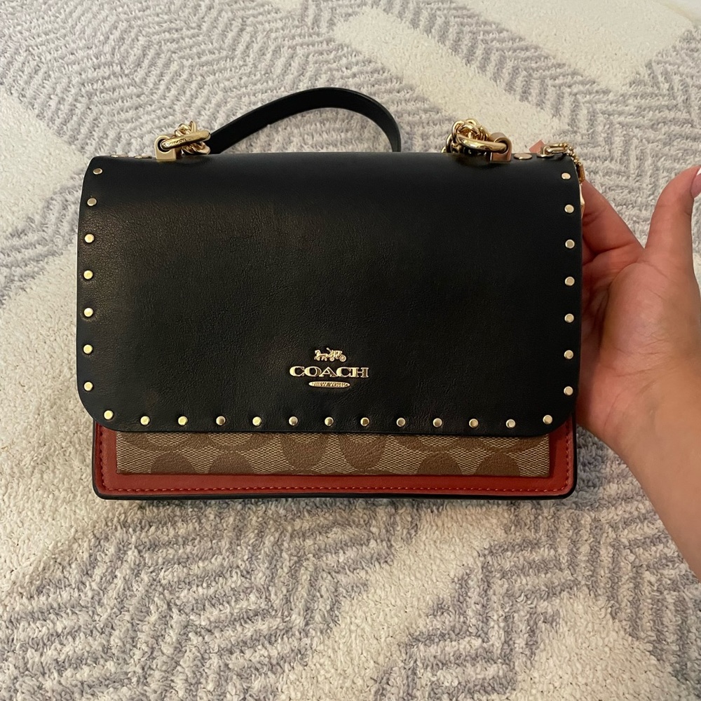 Coach Signature Snake Crossbody